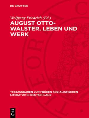 cover image of August Otto-Walster. Leben und Werk